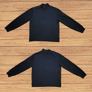 Men's George Black Sweater Sz Med